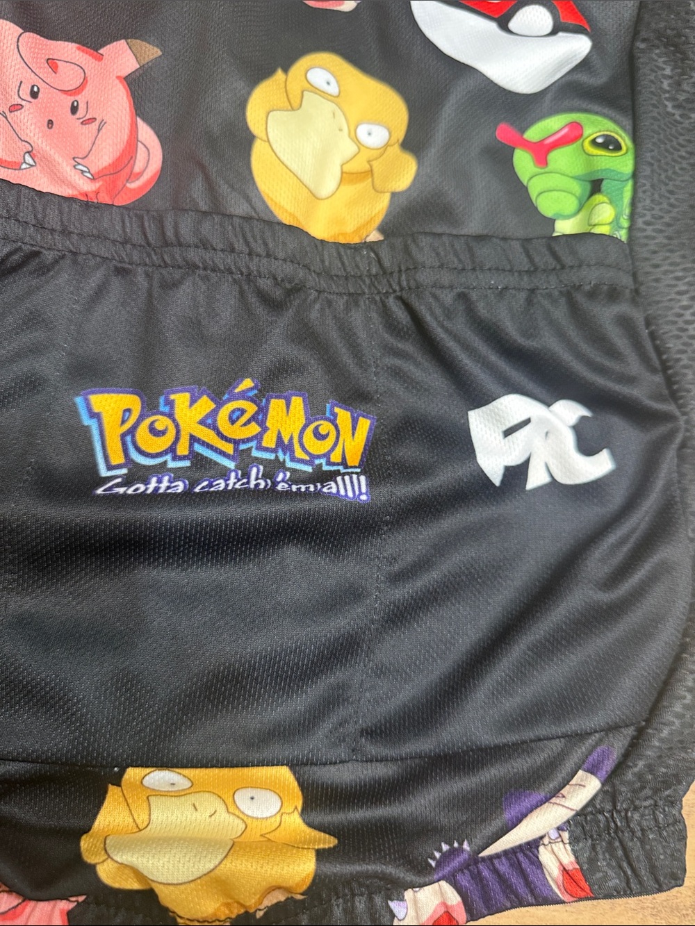 Pokémon Cycling Jersey XS Geek Style Cyclist Athlete - Picture 4 of 8